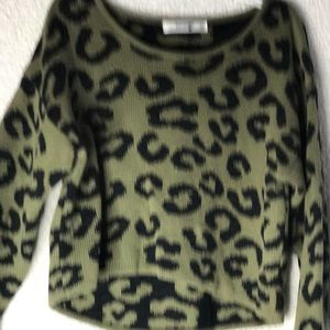 Cheetah Print Sweater